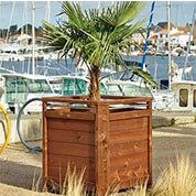 jardiniere bois prestige - 91 x 91 x 101 c